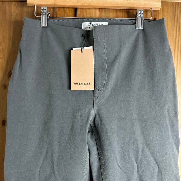 NWT M.M. Lafluer The Hockley 2.0 Pant Straight Leg Women’s 6 Gray Career Office - Picture 8 of 13